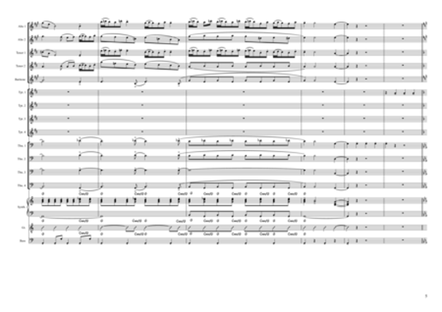 Dvorak: Serenade for Strings, Op. 22: I. Moderato - FOR BIGBAND image number null