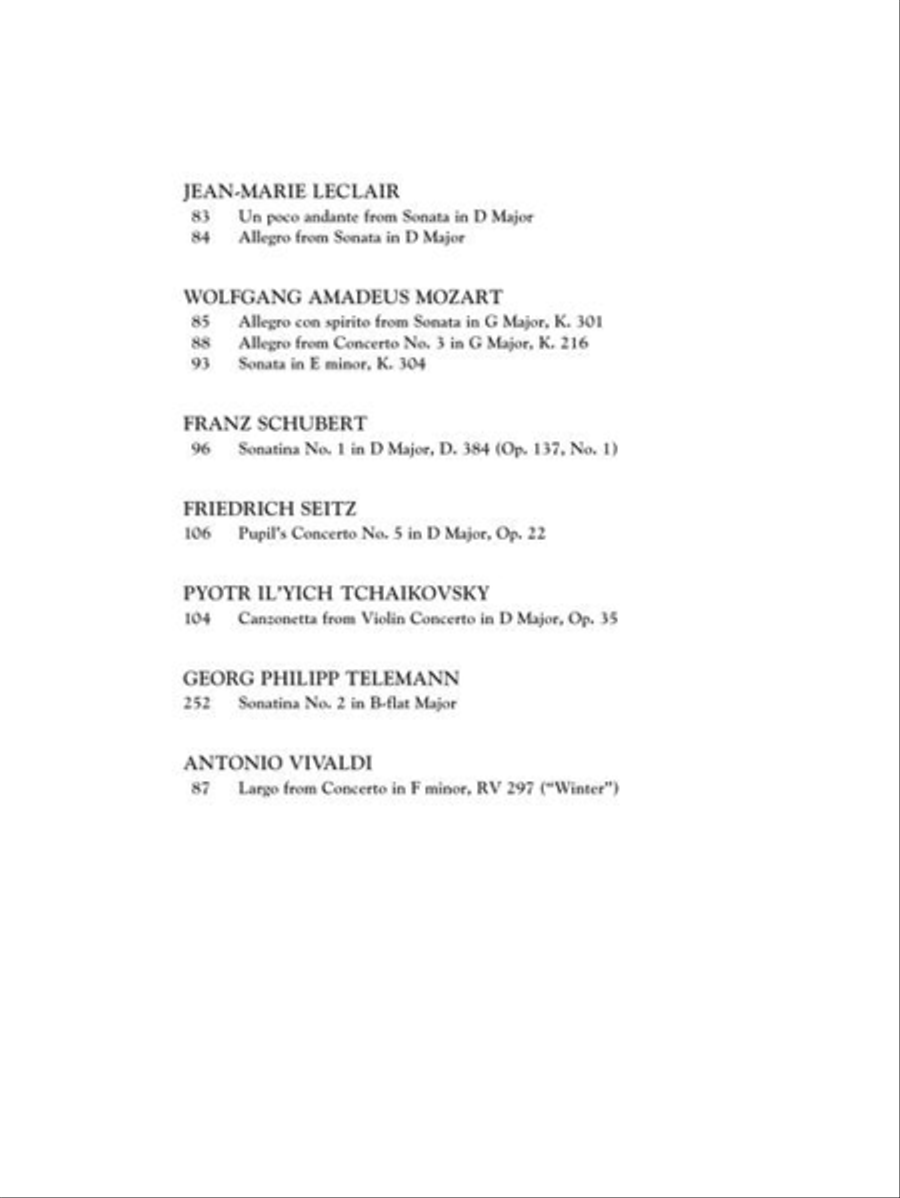 Giant Book of Violin Classics Violin Solo scores gallery preview page 11