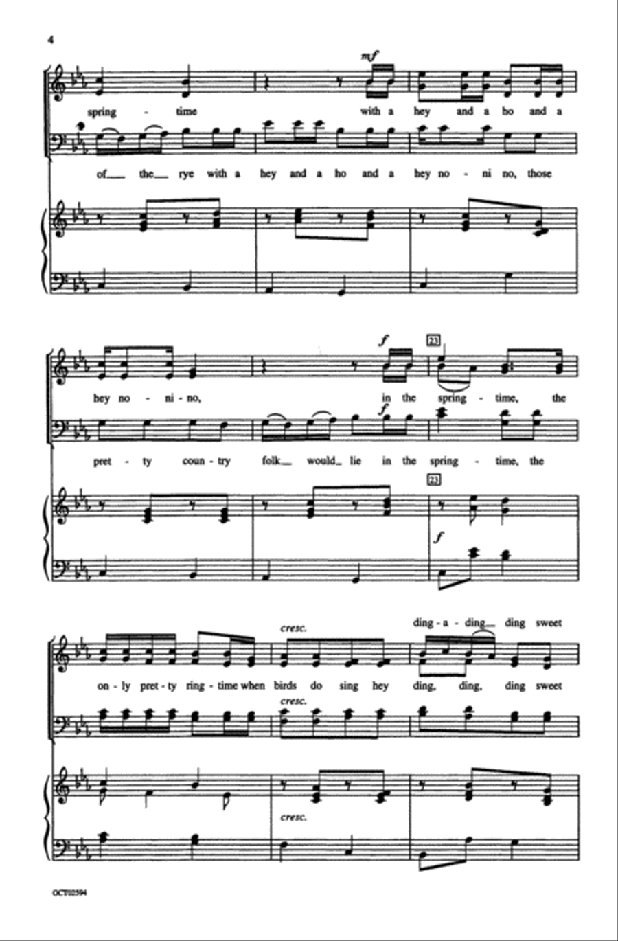 It Was a Lover and His Lass Choir scores gallery preview page 3