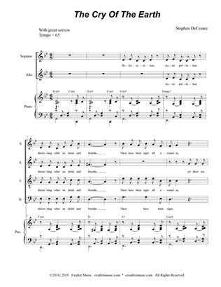 The Cry Of The Earth (SATB)