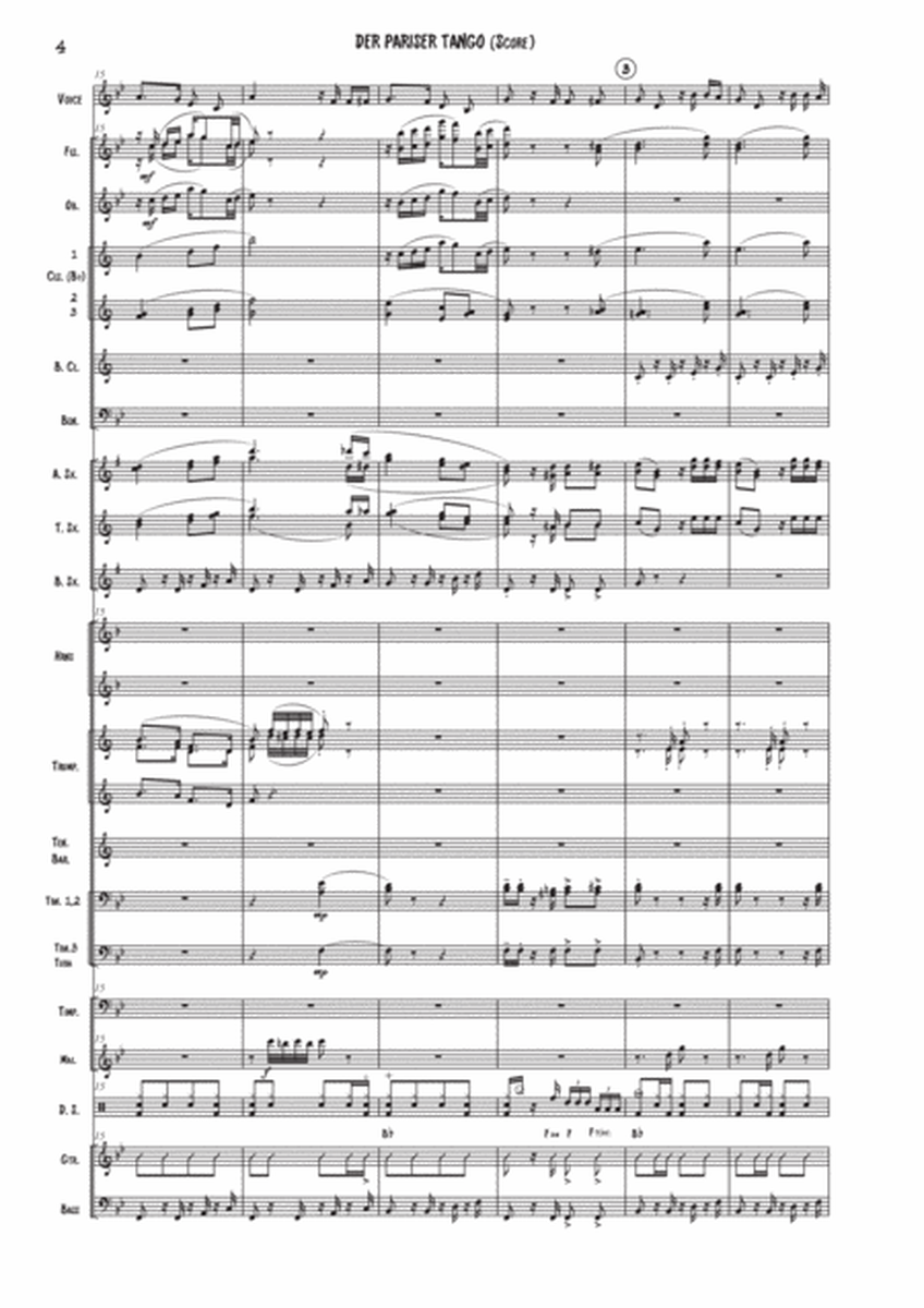 Der Pariser Tango (Score and Parts) image number null