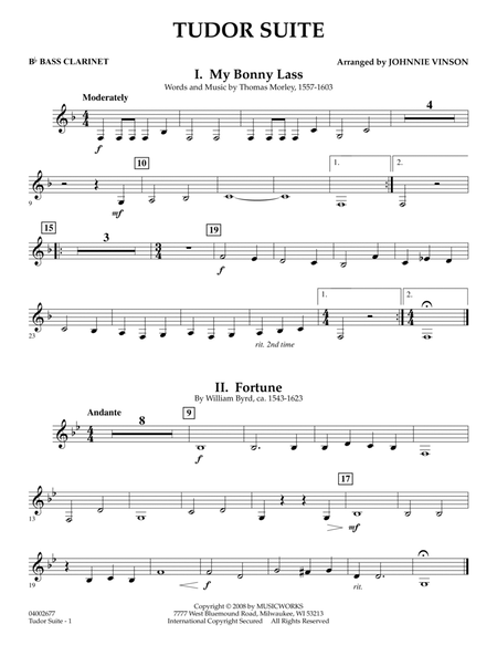 Tudor Suite - Bb Bass Clarinet