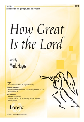 Book cover for How Great Is the Lord
