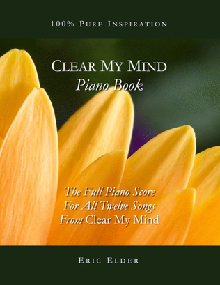 Book cover for Clear My Mind Piano Book