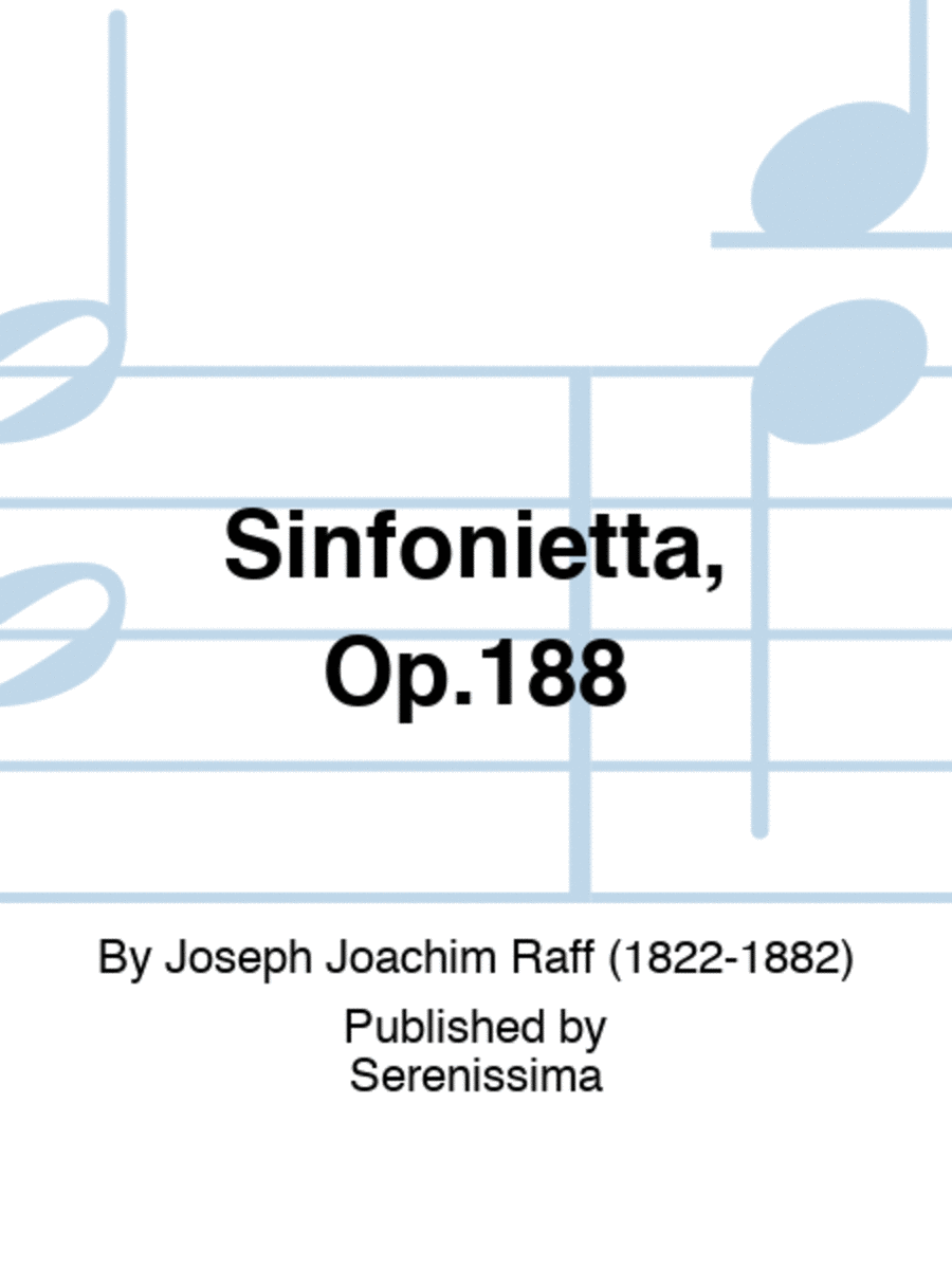 Sinfonietta, Op.188 Sinfonietta, Op.188 Set of Parts scores gallery preview page 1