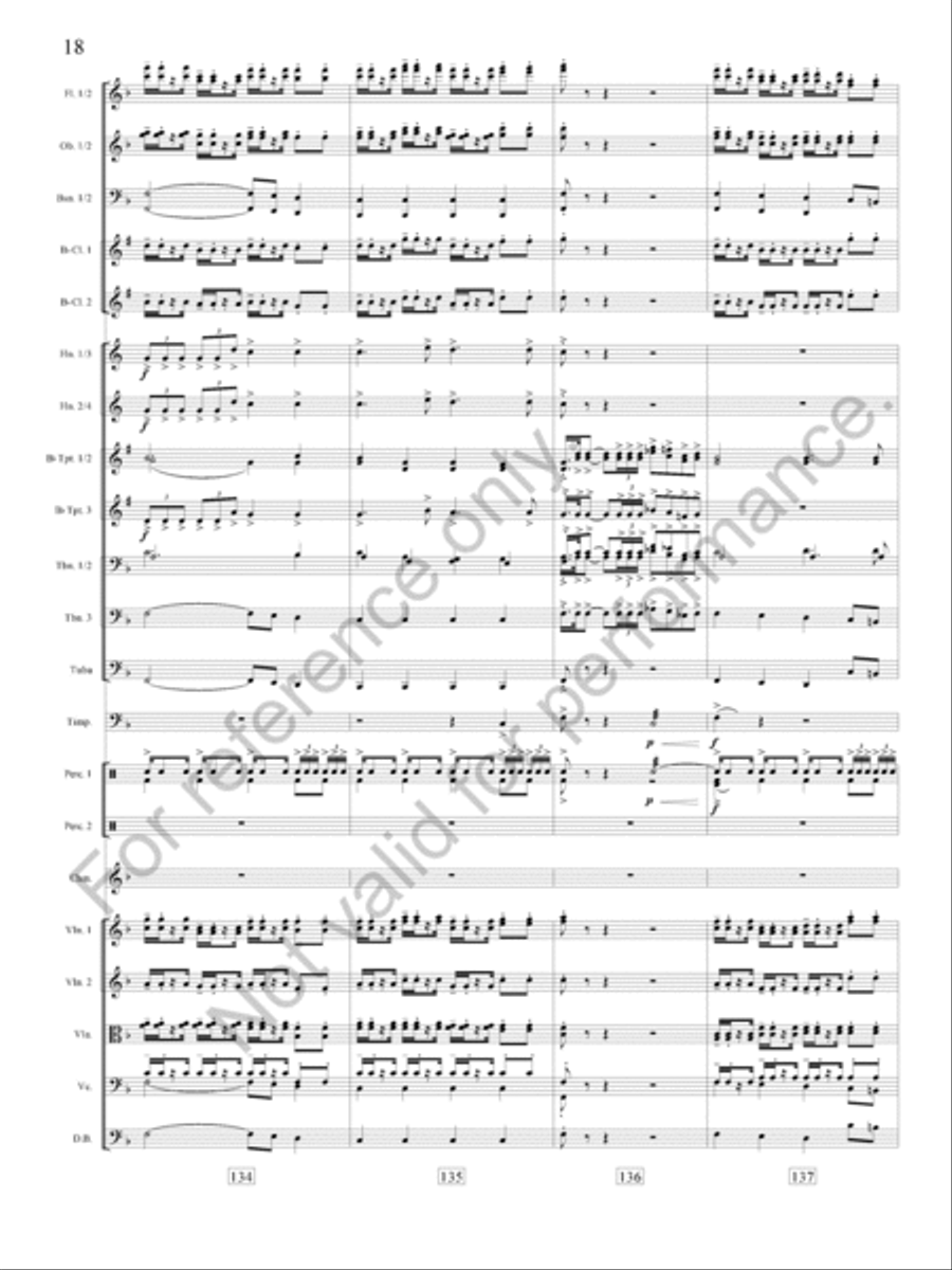 God Of Our Fathers Full Orchestra scores gallery preview page 19