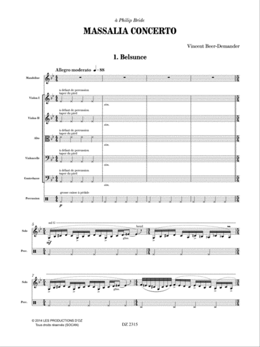 Massalia Concerto Massalia Concerto String Orchestra scores gallery preview page 5