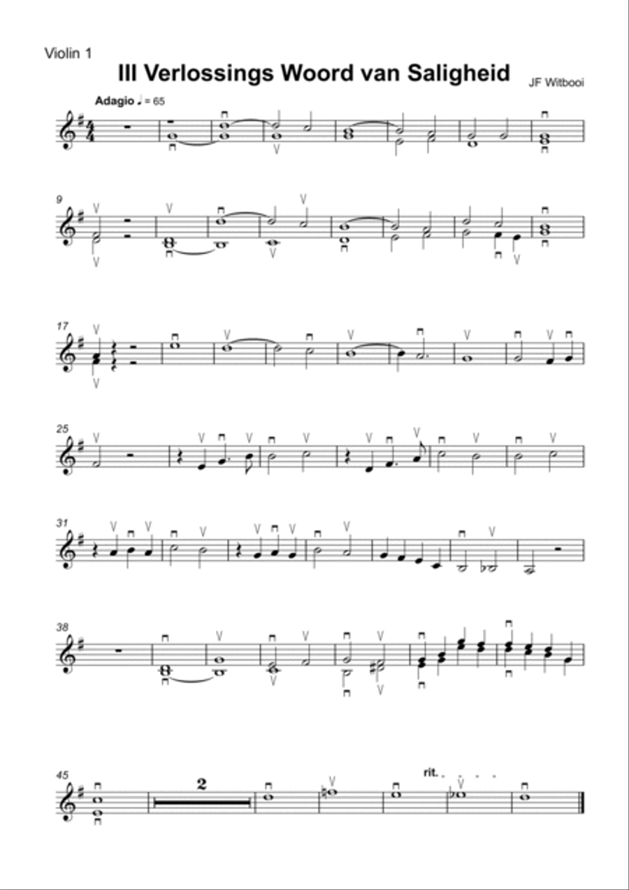 Violin Trio mov II Adagio String Trio scores gallery preview page 4