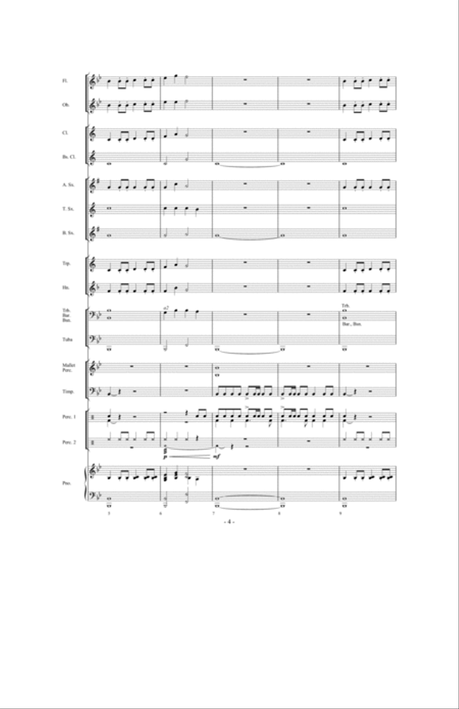 Air of Nobility Air of Nobility Concert Band scores gallery preview page 3