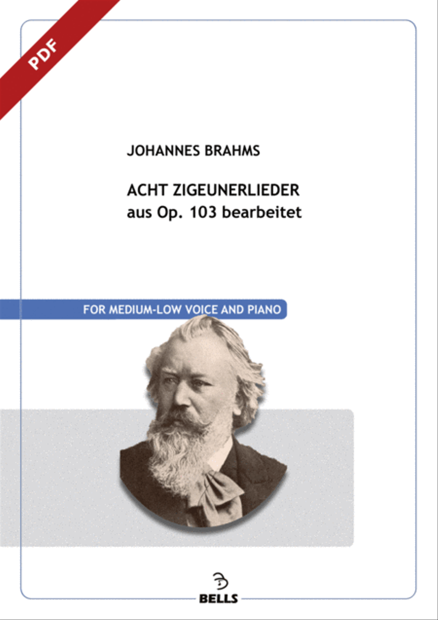 Acht Zigeunerlieder, Op. 103 Voice Solo scores gallery preview page 1
