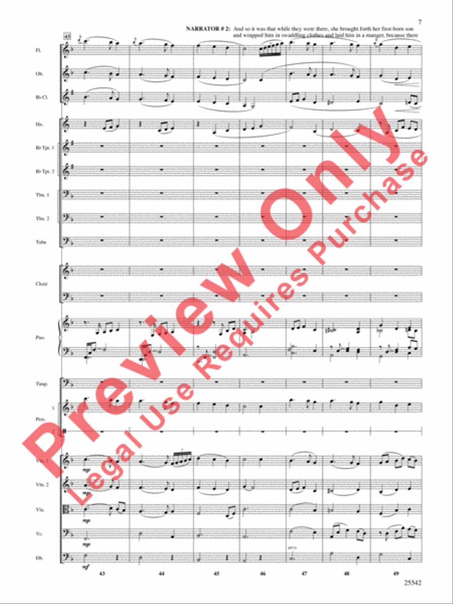 Glory to the Newborn King! Choir scores gallery preview page 8