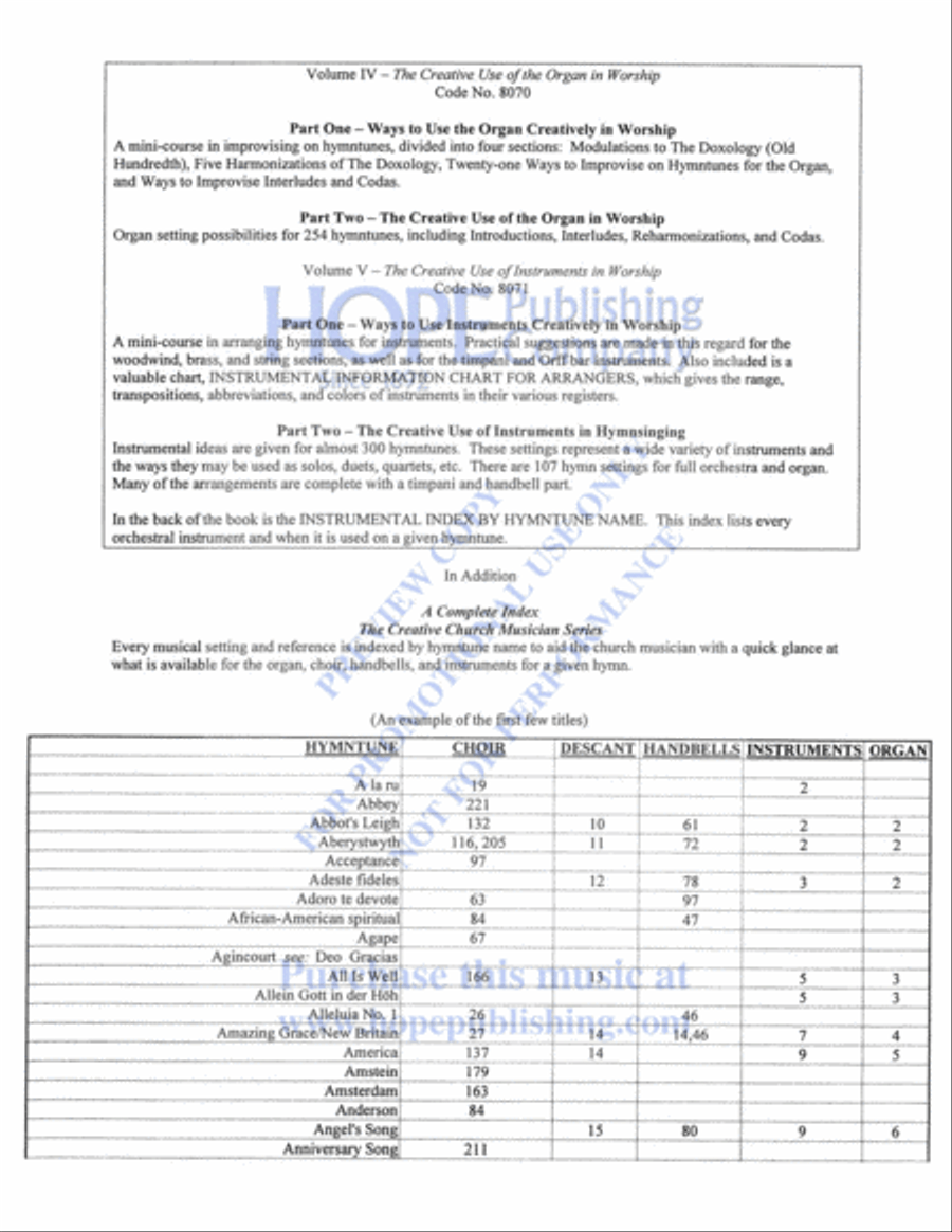 100+ Ways to Improve Hymnsinging Collection / Songbook scores gallery preview page 6