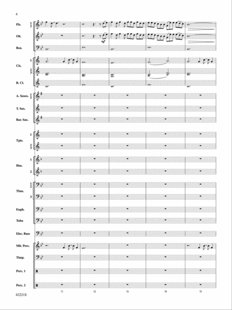 Carry On: Score Concert Band scores gallery preview page 4
