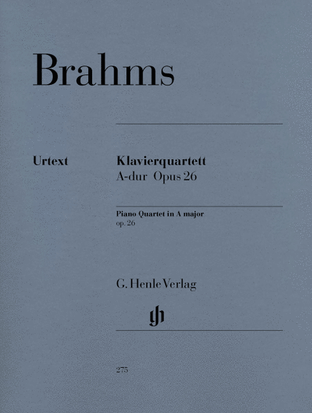 Johannes Brahms: Piano quartet A major op. 26
