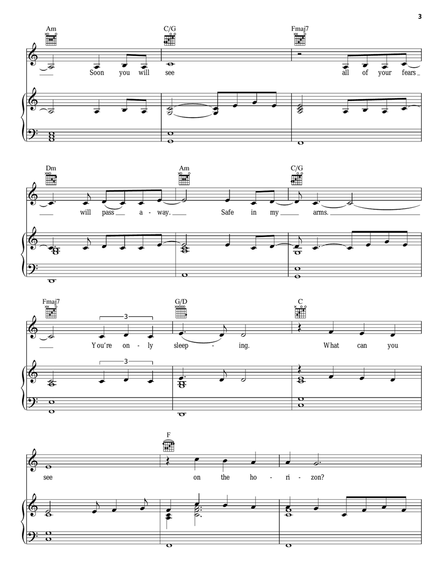 Into The West (from The Lord Of The Rings: The Return Of The King) Acoustic Guitar scores gallery preview page 3
