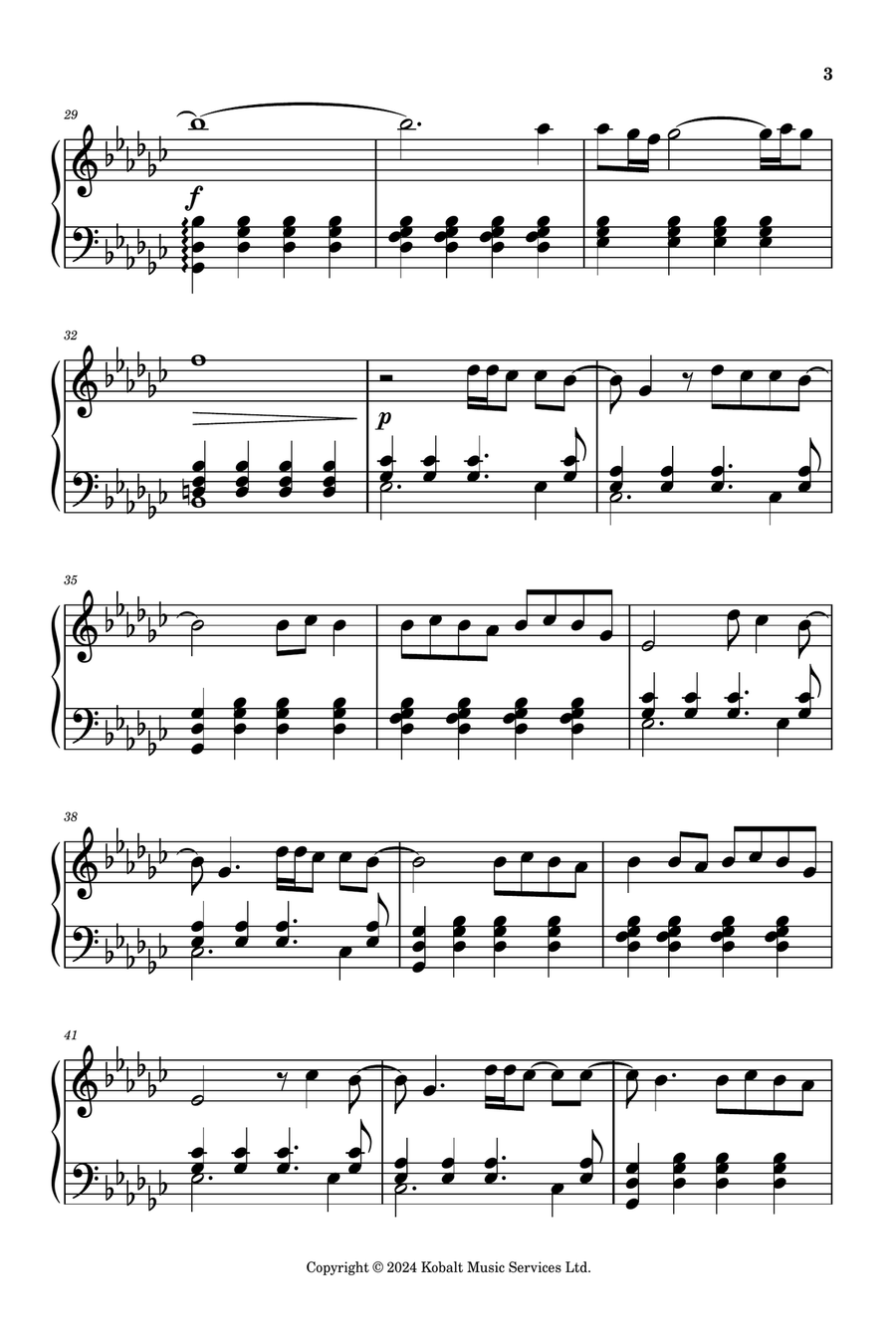 Black Friday Piano Solo scores gallery preview page 3