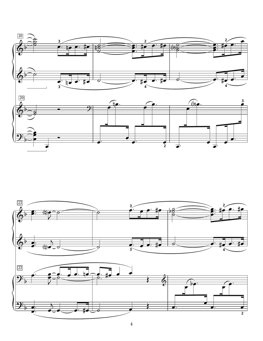 Sam's Song Sam's Song 3-Part scores gallery preview page 4