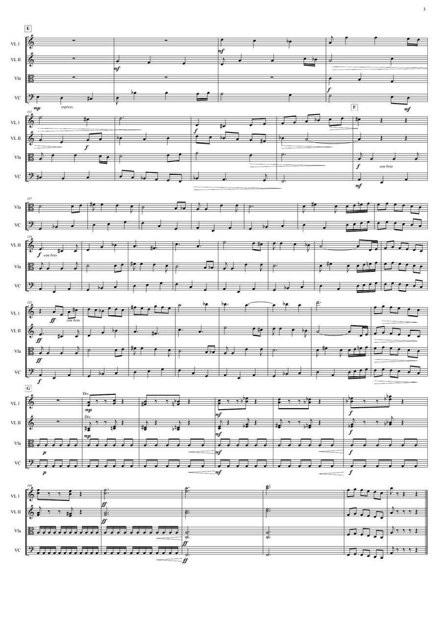 Igneus Malambo String Quartet scores gallery preview page 3
