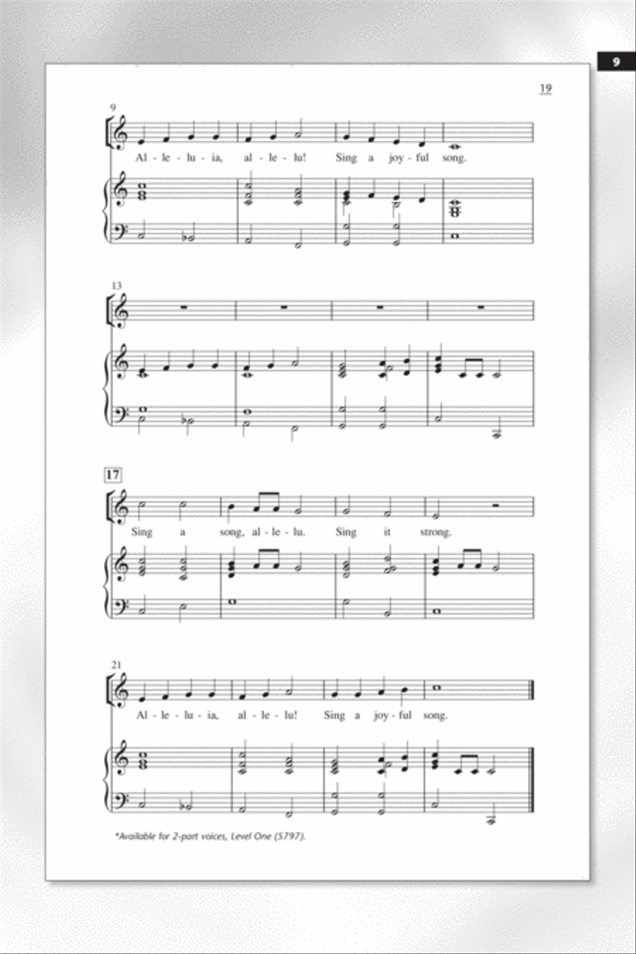 Sing at First Sight, Book 1 Choir scores gallery preview page 7