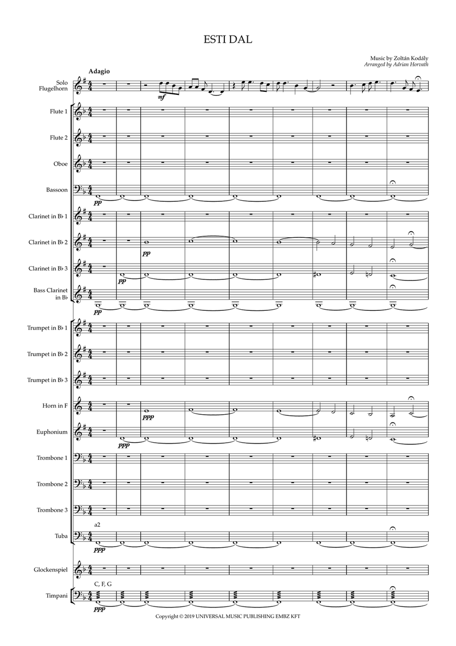 Esti Dal Concert Band scores gallery preview page 3