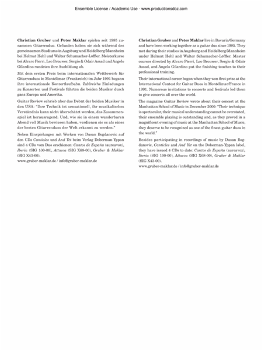 Danza del Molinero, El Circulo Magico, Danza Ritual del Fuego Classical Guitar scores gallery preview page 2