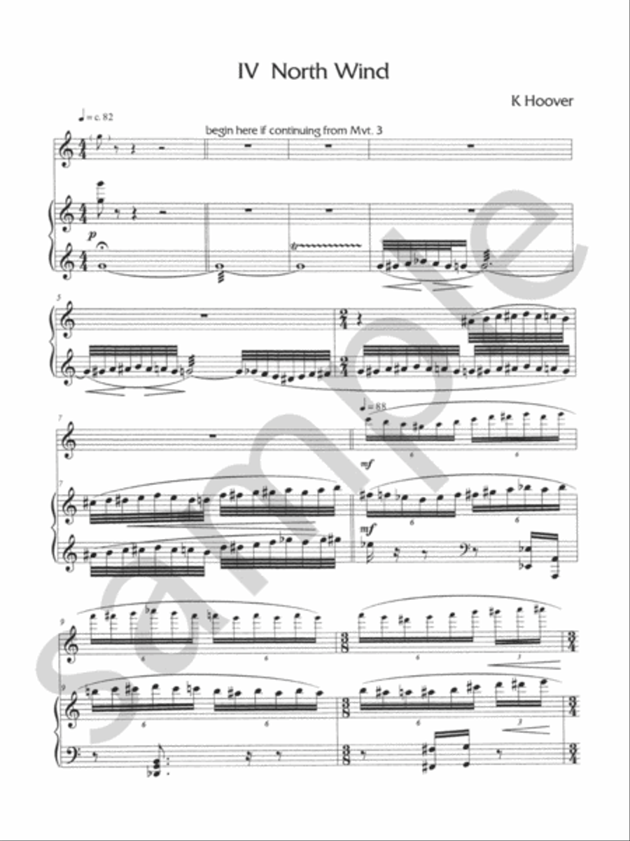 Four Winds Chamber Music scores gallery preview page 8