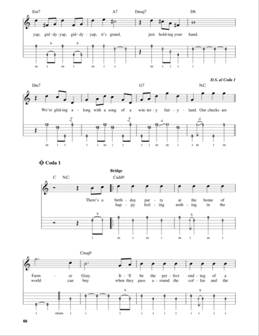 Sleigh Ride Banjo scores gallery preview page 3