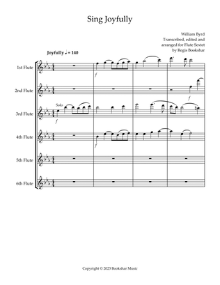 Sing Joyfully (Eb) (Flute Sextet)