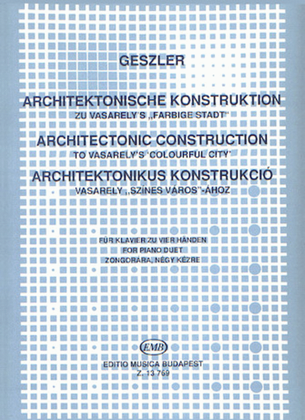 Book cover for Architectonic Construction to Vasarely's "Colourful City"