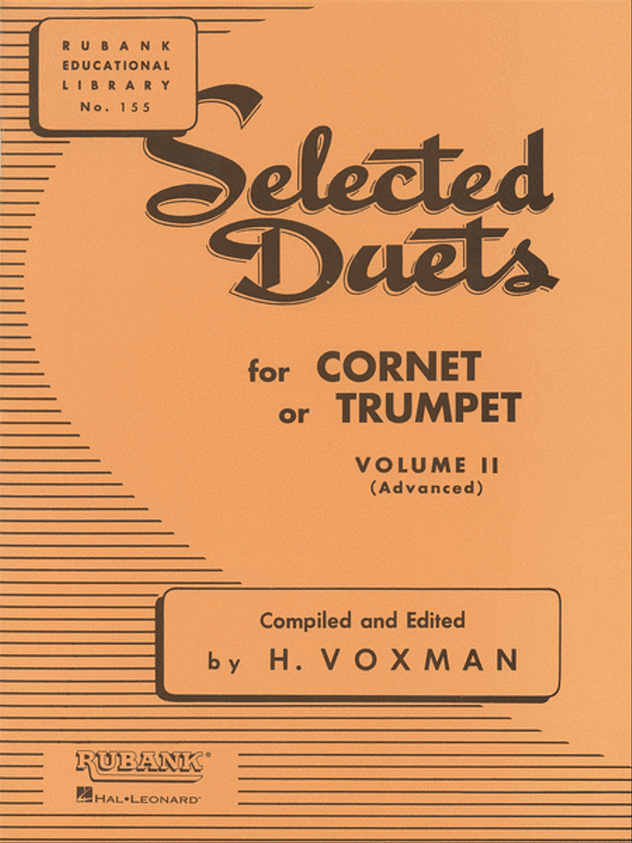 Book cover for Selected Duets for Cornet or Trumpet