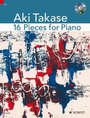 Book cover for 16 Pieces For Piano Solo Book/cd