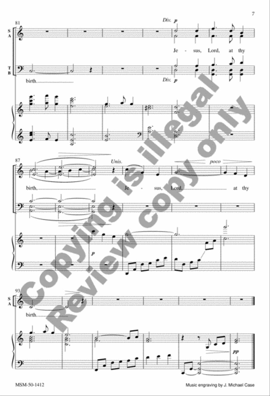 Silent Night 4-Part scores gallery preview page 13