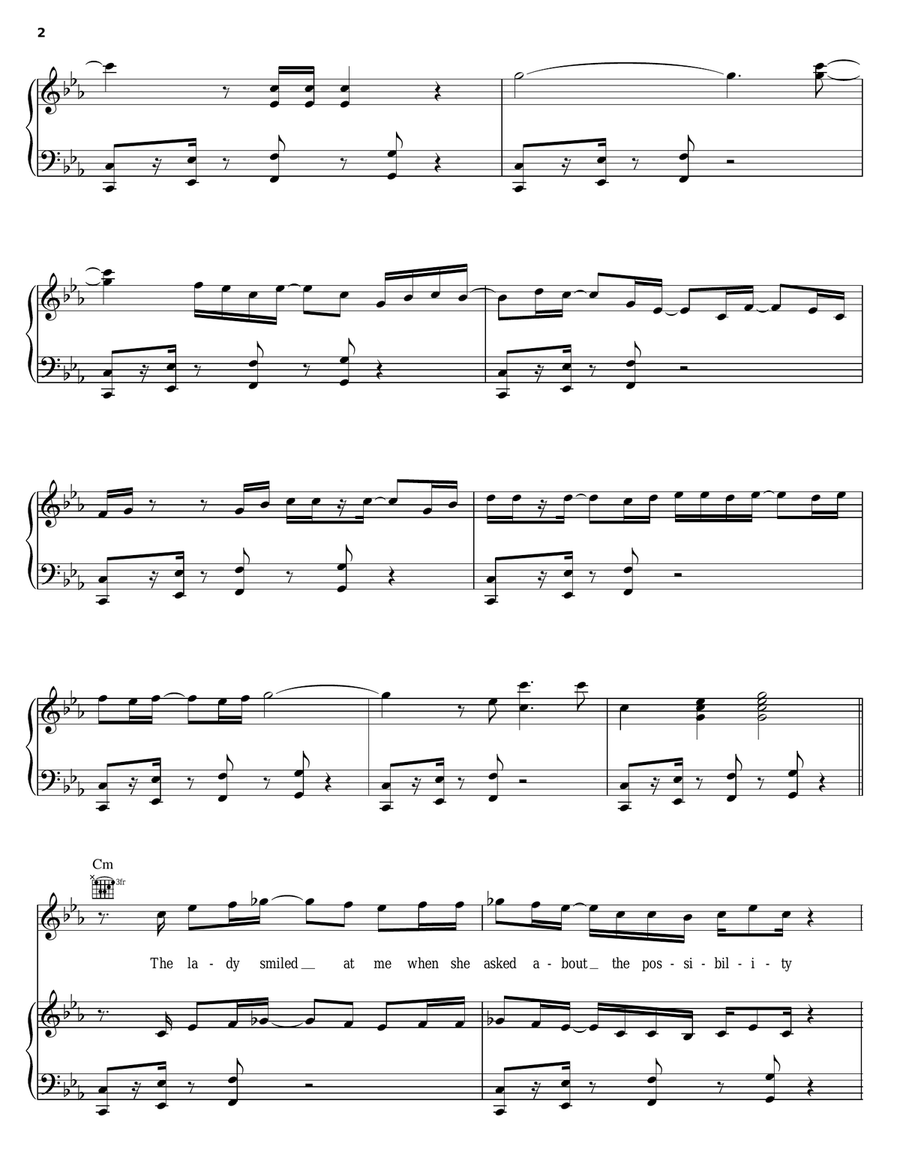 Do You Wanna Get Funky With Me Piano, Vocal, Guitar scores gallery preview page 2