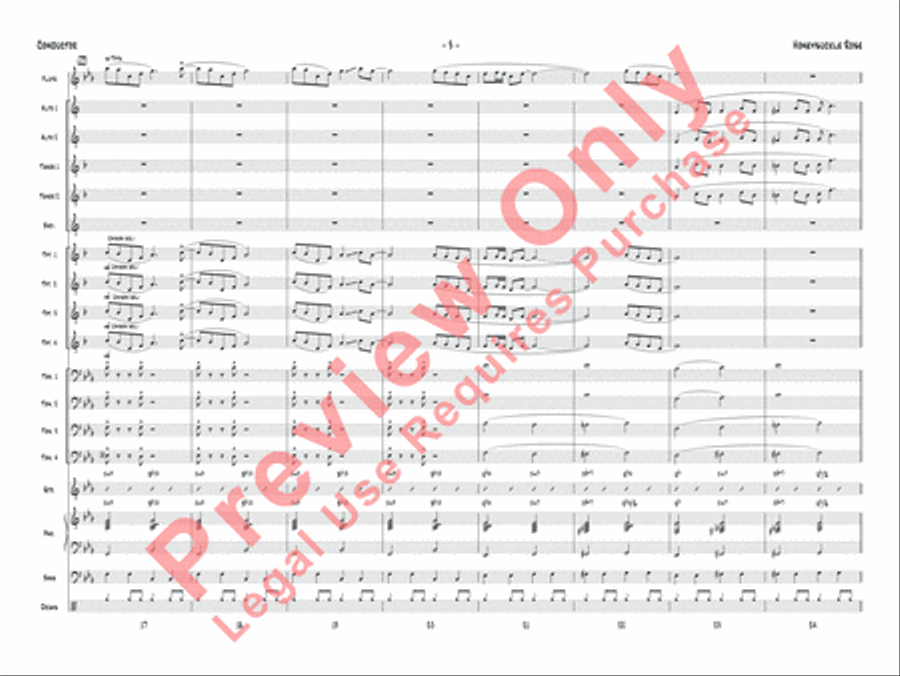 Honeysuckle Rose Jazz Ensemble scores gallery preview page 6