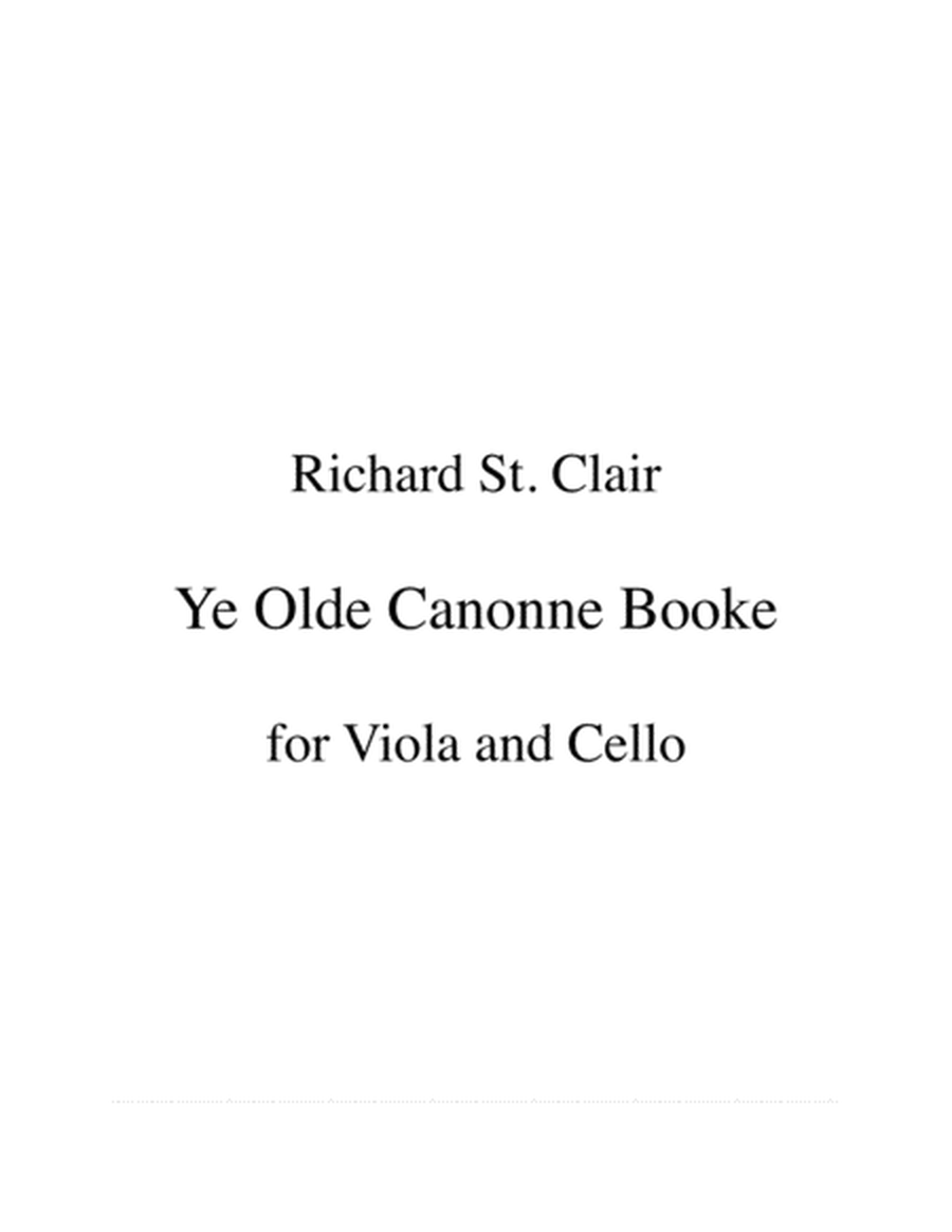 YE OLD CANONNE BOOKE for Viola and Cello image number null
