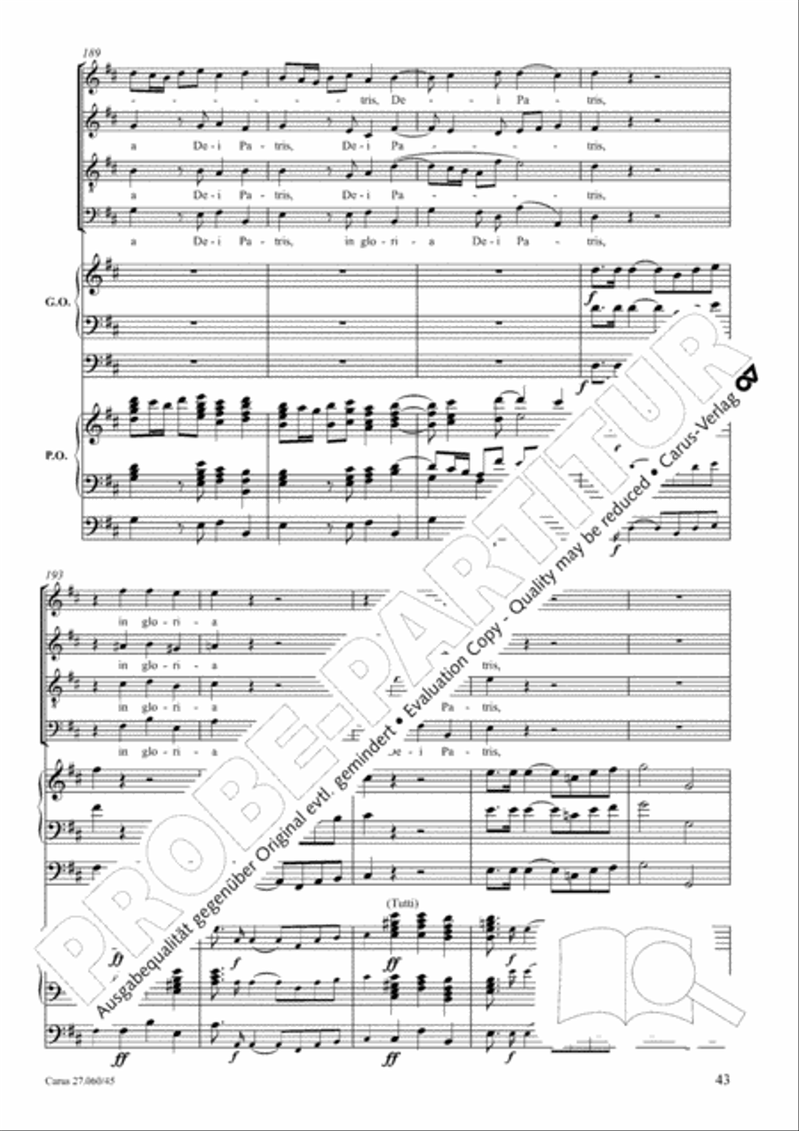 Messe a quatre voix 4-Part scores gallery preview page 44