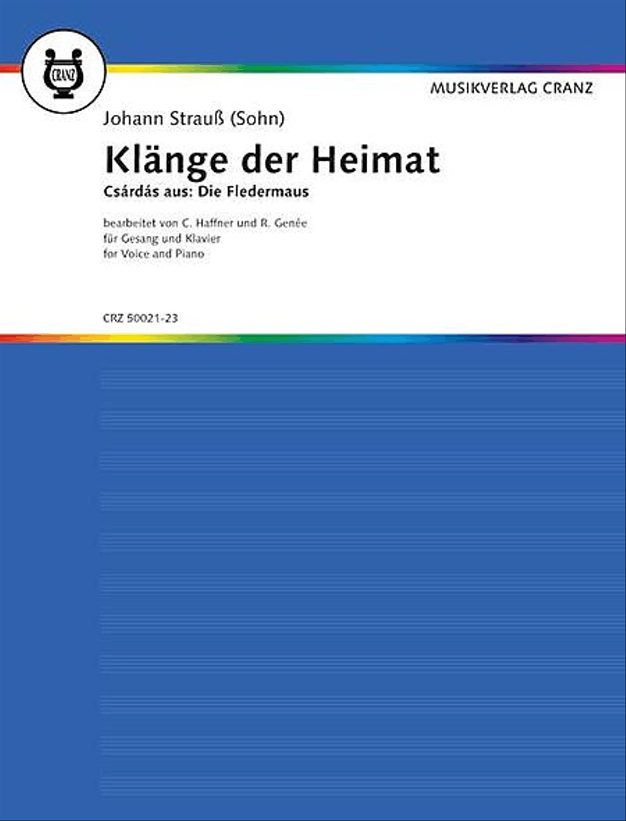 Strauss J Csardas Klaenge A.fledermaus Voice Solo scores gallery preview page 1
