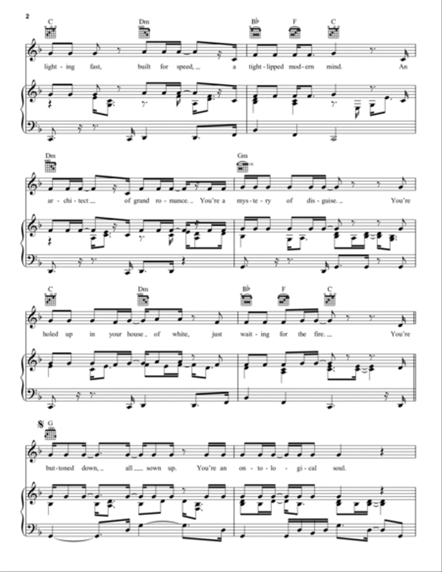Claw Hammer Piano, Vocal, Guitar scores gallery preview page 2