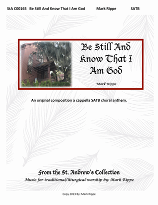 Be Still And Know That I Am God (StA C00165)
