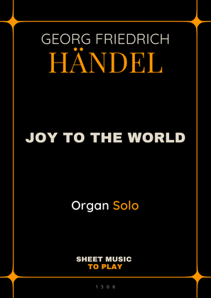 Book cover for Joy To The World - Organ Solo (Full Score)