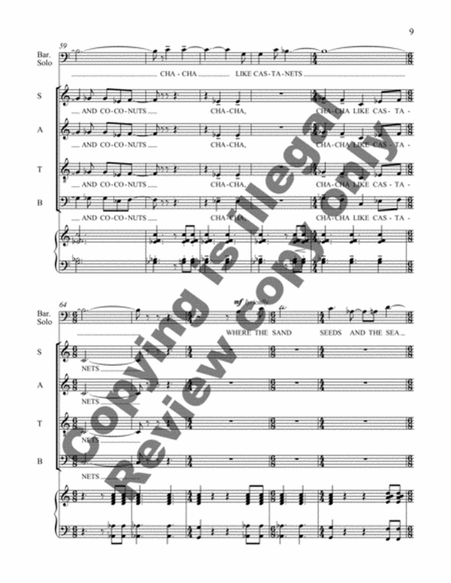 Gospel Cha-Cha (Choral Score) image number null