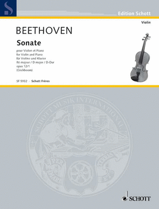 Book cover for Sonata D major
