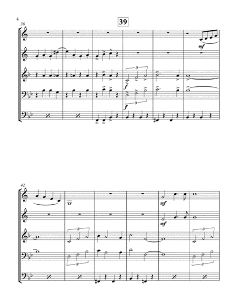 Instant Concert Brass Ensemble scores gallery preview page 4