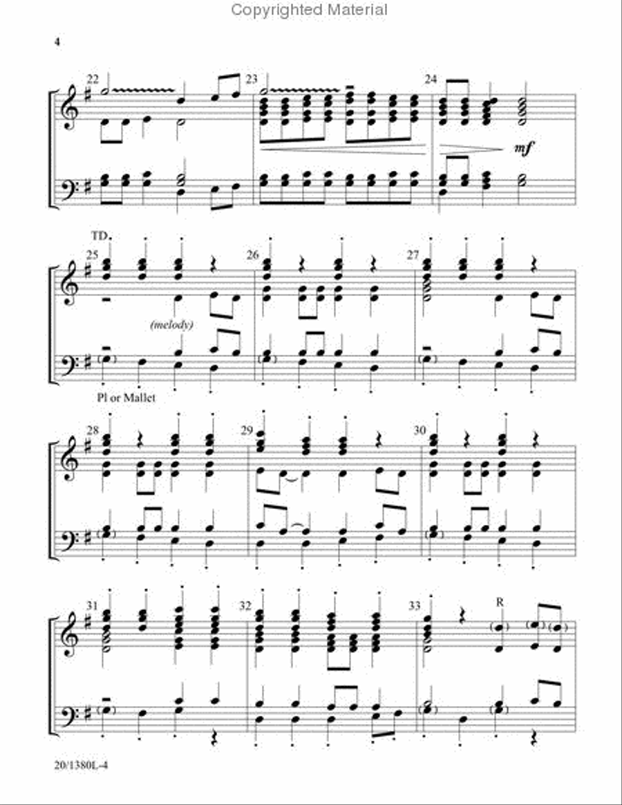 Siyahamba - I'm Gonna Sing 3-Octaves scores gallery preview page 4