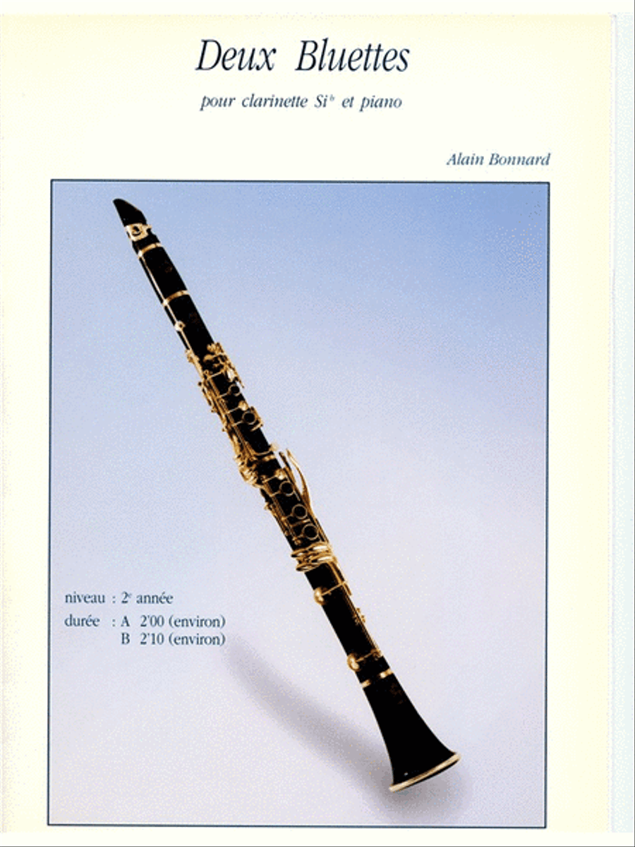 2 Bluettes (clarinet & Piano) Clarinet Solo scores gallery preview page 1
