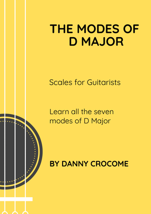 Book cover for The Modes of D Major (Scales for Guitarists)