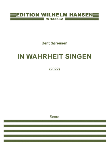 In Wahrheit Singen (Hyldest Til Per NørgÅrd) (2022)