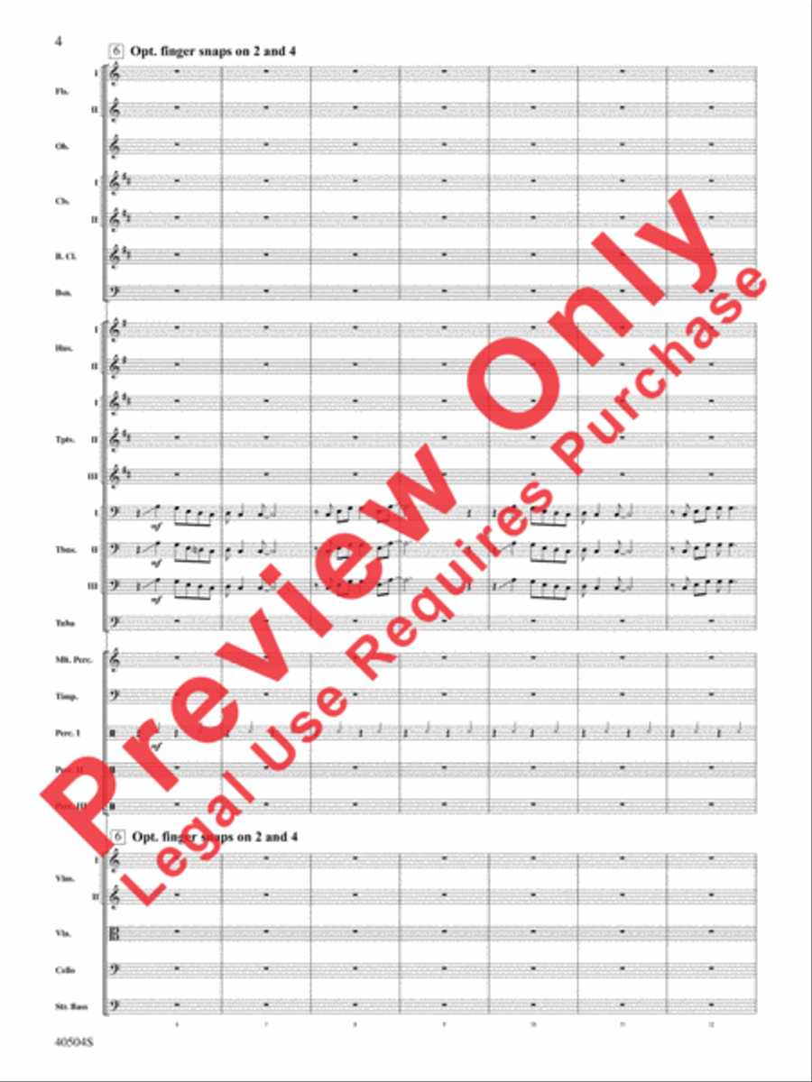 The Eagles on Tour The Eagles on Tour Full Orchestra scores gallery preview page 5