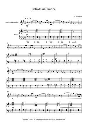 Polovtsian Dance - Alexander Borodin (Tenor Sax + Piano)