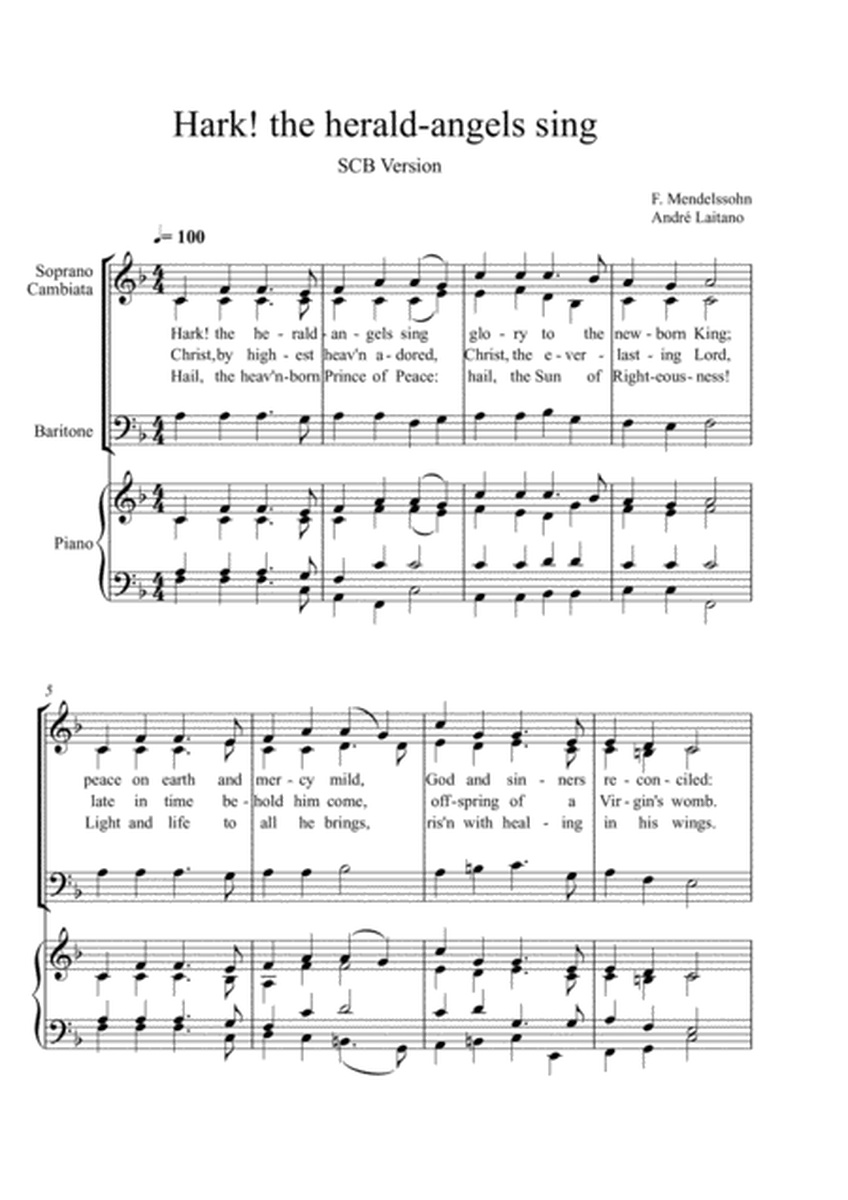 Felix Mendelssohn - Hark! The Herald Angels Sing (SCB Choir - Children,Young)